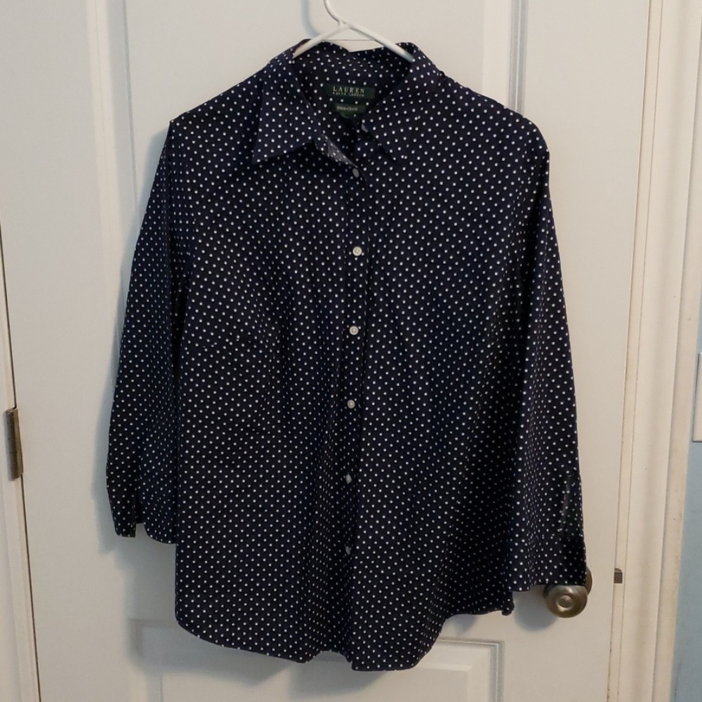 Lauren polka dot shirt